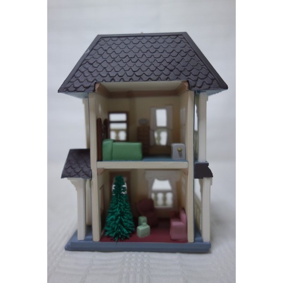 Cozy Home 1993 Hallmark Collector's Series Keepsake Ornament #10 Nostalgic House - Picture 4 of 12